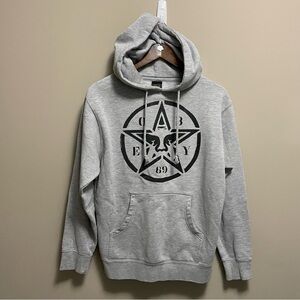 Obey Star Logo Graphic Print Hoodie Men’s Medium Retro Y2K